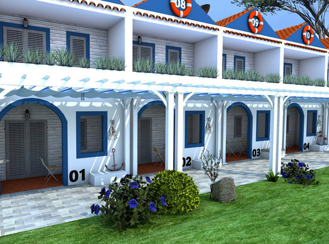 Progetto ingresso stanze hotel, Architetto online StudioExnovo Roma