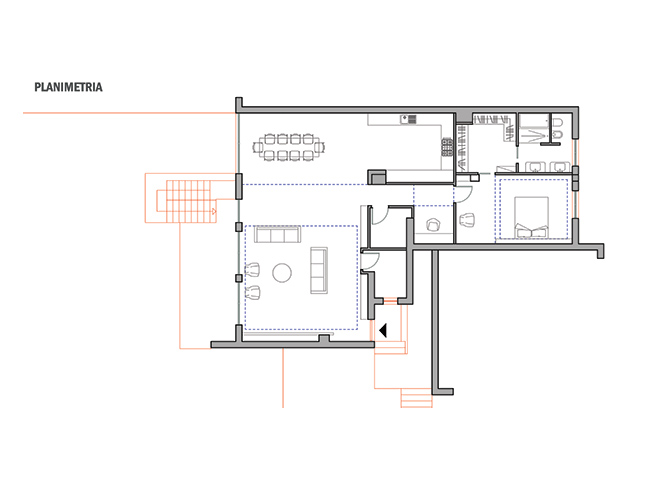 Progettazione appartamento, planimetria, architetto online StudioExnovo Roma