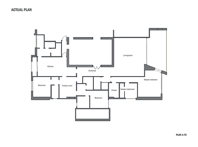 Planimetria casa al mare, architetto online StudioExnovo Roma
