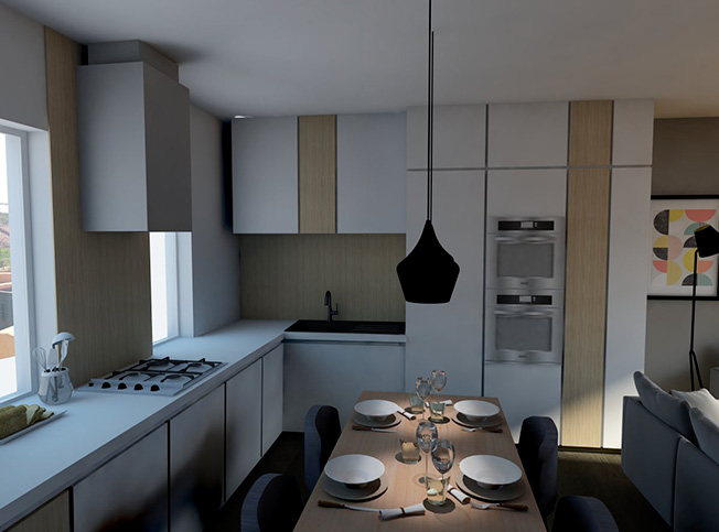 Cucina, Architetto online StudioExNovo Roma