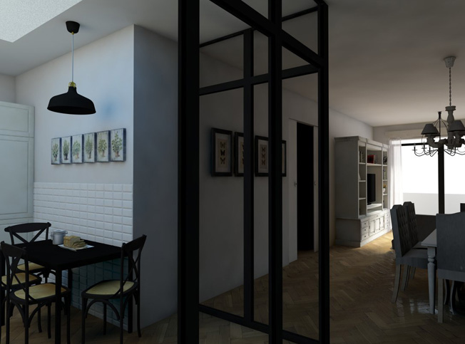 Zona giorno, Architetto online StudioExNovo Roma