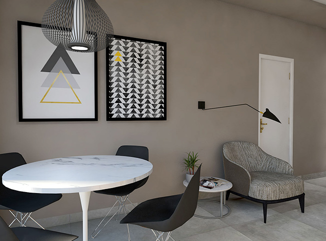 arredo open space moderno, architetto online StudioExnovo Roma