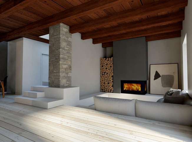 Zona living villa, Architetto online StudioExNovo Roma