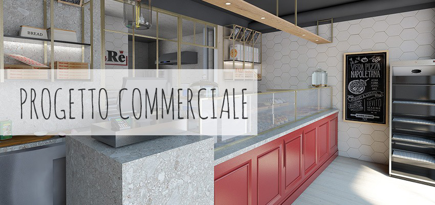 Progetto locale commerciale architetto online StudioexNovo Roma